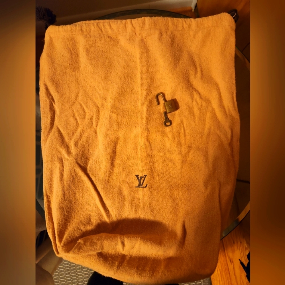 Authentic Louis Vuitton dust bag.